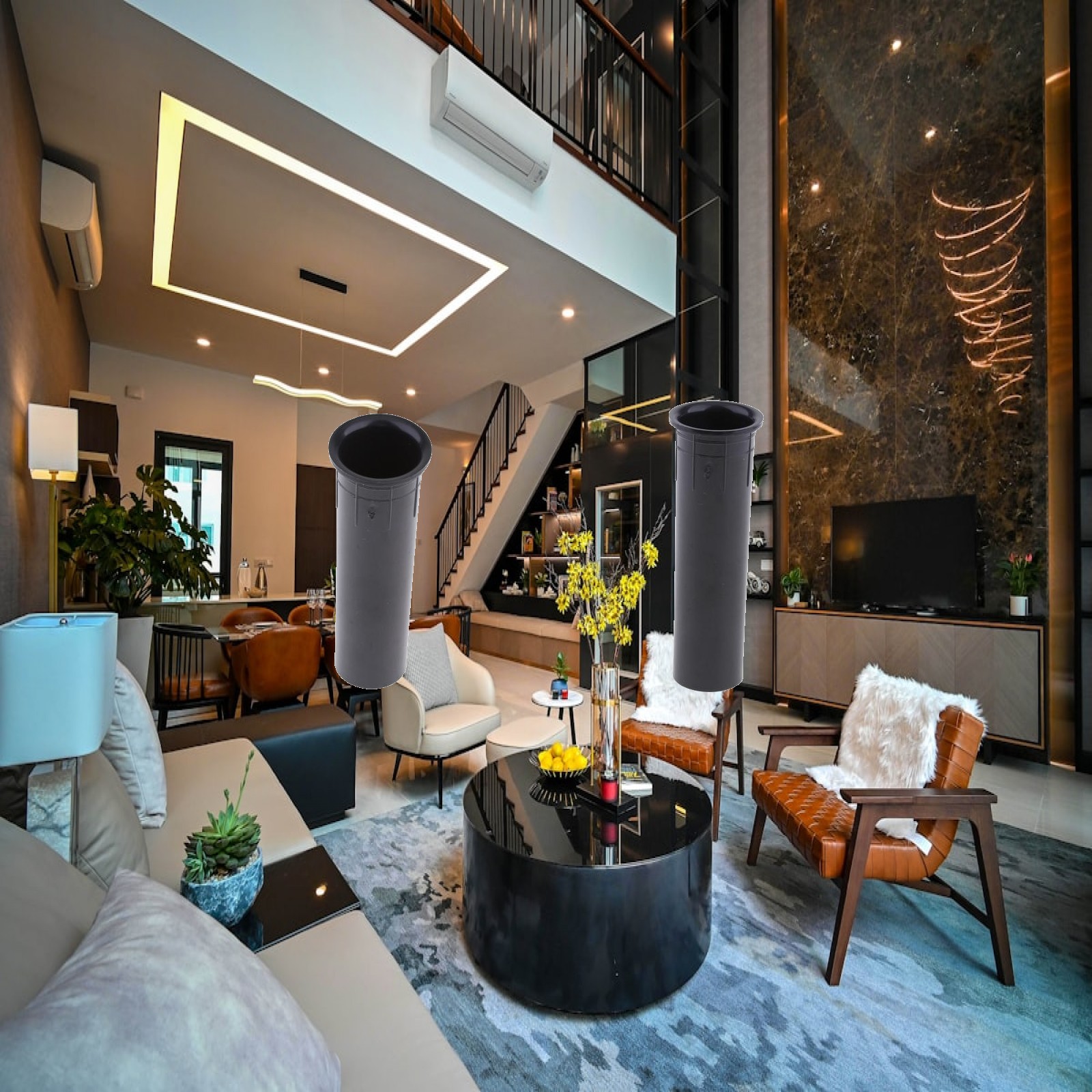 Audio Home Cinema - Tube de port de haut-parleur en