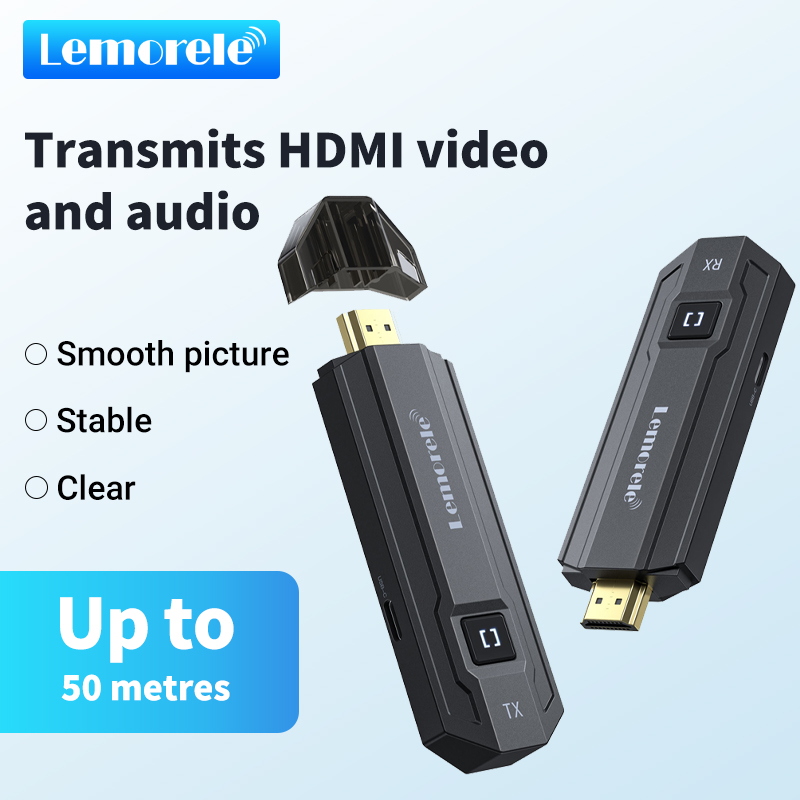 Home Cinema Wireless - Lemorele Émetteur-récepteur HDMI sans fil 50M