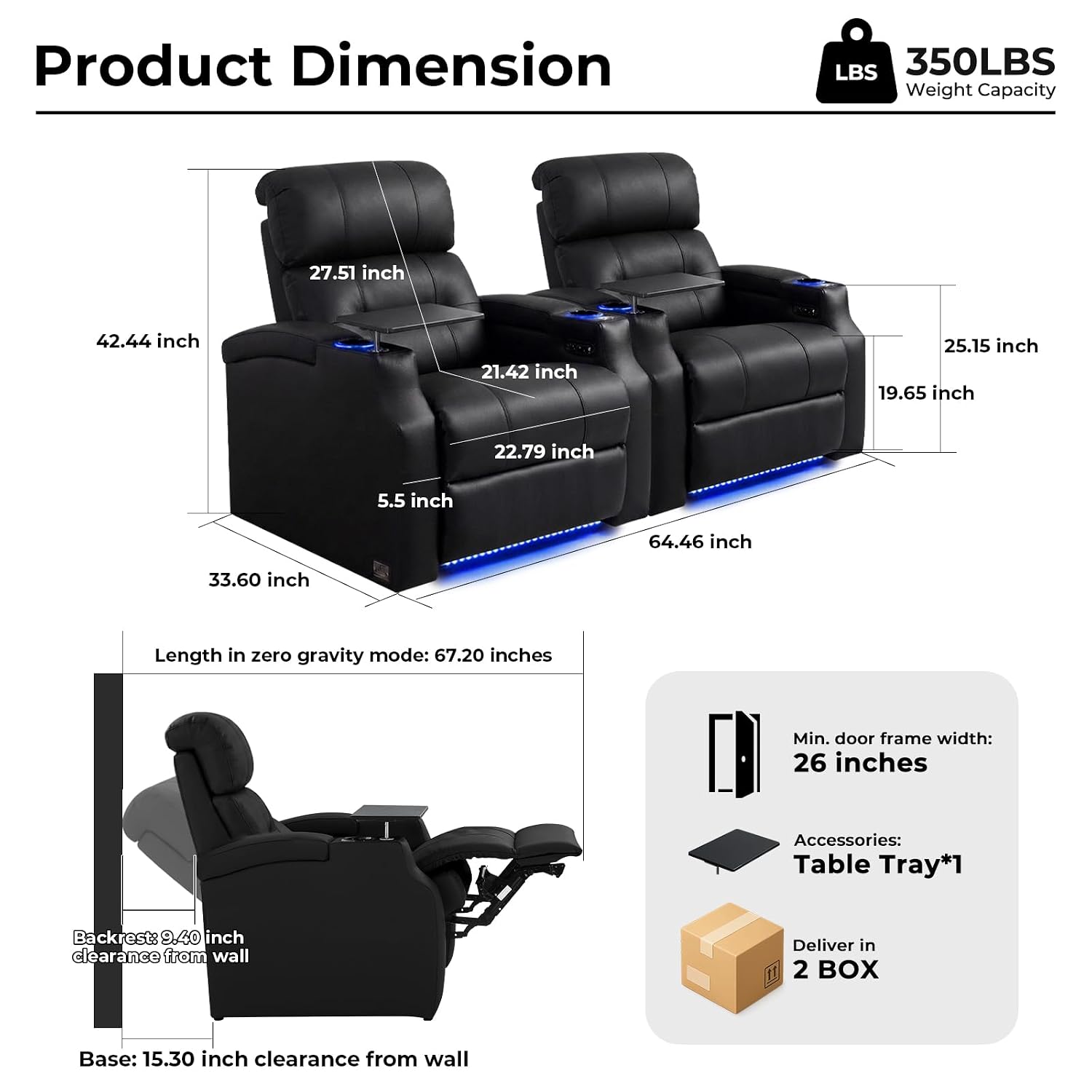 Fauteuil inclinable de cinéma  - Home Cinema Chairs avis et prix