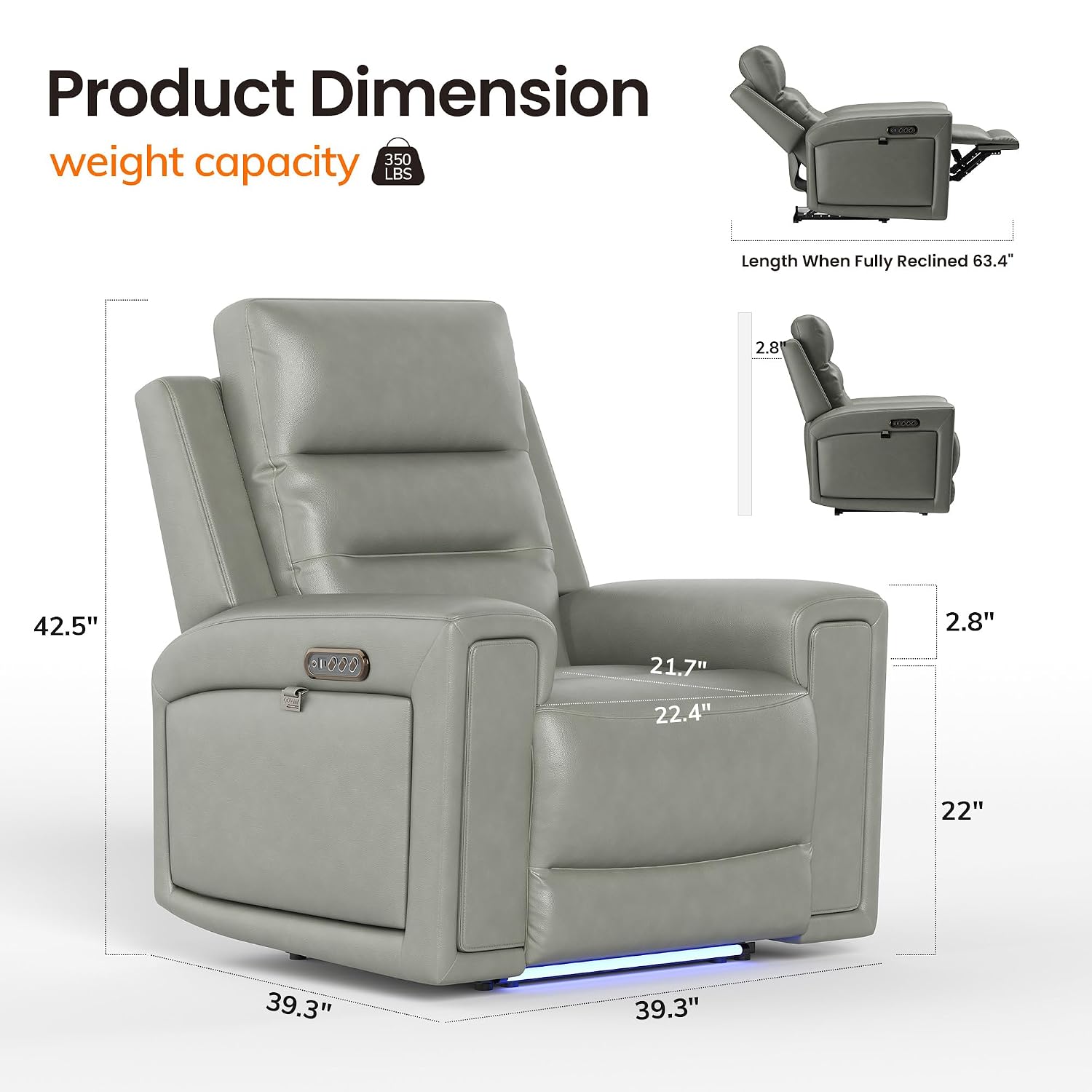 Fauteuil inclinable motorisé à - Home Cinema Chairs avis et prix